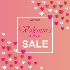 Happy valentines day sale vector