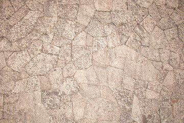 Finishing stone wall texture masonry work