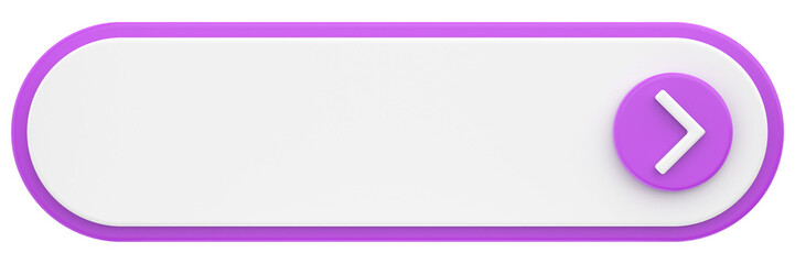 Fototapeta premium 3D button. Empty button. 3D illustration.