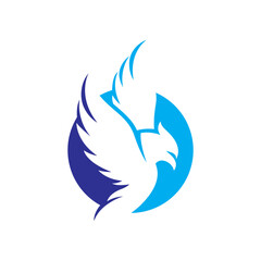 Naklejka premium Eagle logo images