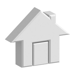 3d house icon