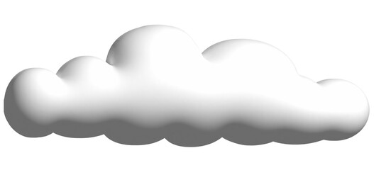 3D cartoon cloud