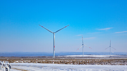 Wind power plant.