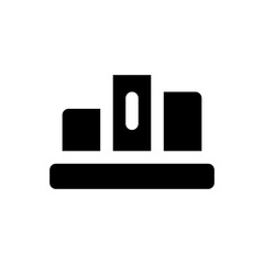 podium glyph icon