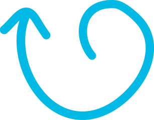 Hand drawn arrow black sign or symbol element doodle design