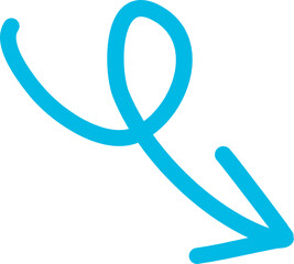 Hand drawn arrow black sign or symbol element doodle design