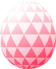 3D colorful Easter Egg. Easter Festival design concept.