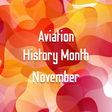 Aviation History Month
. Geometric design suitable for greeting card poster and banner
