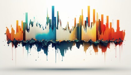 Obraz premium Colorful Wave Wallpaper 19