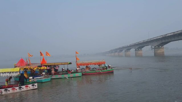 Ayodhya boating clip | Saryu river, Ayodhya, India
