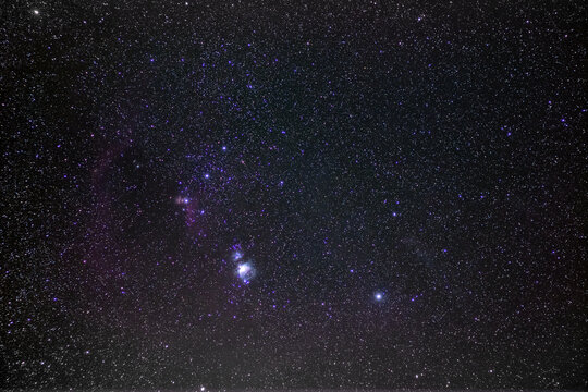 Orion Konstellation, Sternenbild, deep sky objekt, Orionnebel, Flammennebel, Pferdekopfnebel