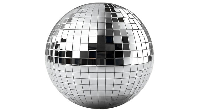 disco ball isolated on Transparent background
