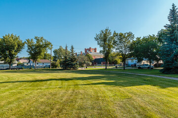 Obraz premium Westmount Park in Saskatoon, Canada