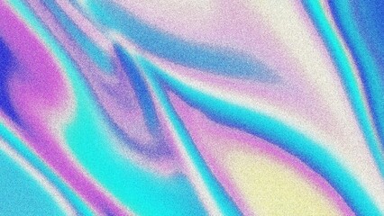 Fototapeta na wymiar Abstract trendy holographic noisy grain background texture.