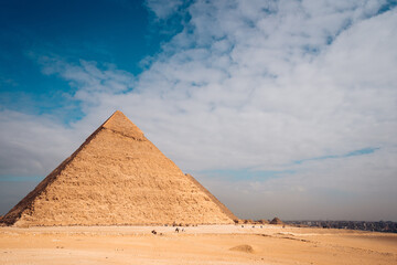 Fototapeta na wymiar Pyramid of Khafre, Giza Egypt