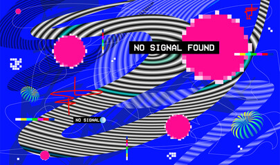 no signal blue screen error repair prevention vector hypnosis background