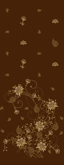 Gold Foil Design with Background