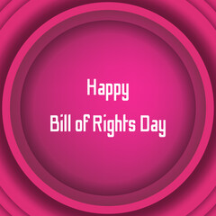 Bill of Rights Day
. Geometric design suitable for greeting card poster and banner