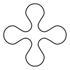 tabono icon isolated on white background, vector illustration.