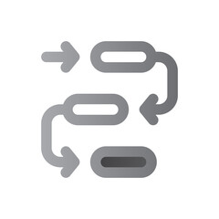 dependencies two tone gradient icon