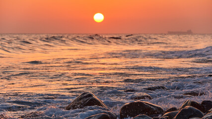 sunrise over the sea