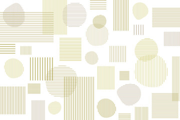 ボーダー模様のイラスト