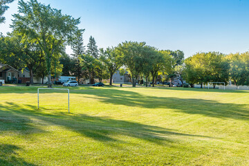Westmount Park in Saskatoon, Canada