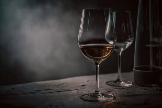 Wine in glass