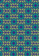 seamless pattern with tiles