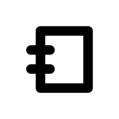 Obraz premium notebook line icon