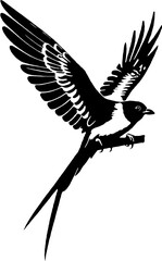 vector illustration of bird shape