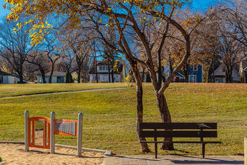 Naklejka premium Victoria Park in Saskatoon, Canada