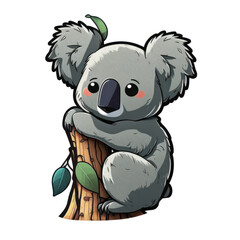 Fototapeta premium Cute Coala Generated AI.