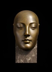 Sculpture. Generative AI.