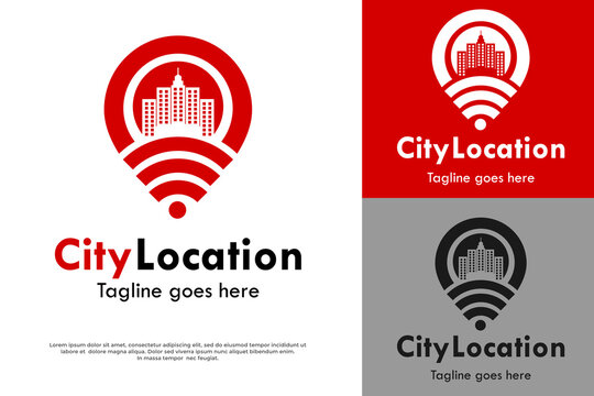 City location logo template illustration