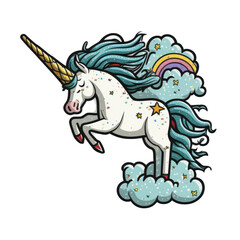 Magic fairytale pony unicorn