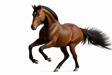 Fototapeta na wymiar Horse isolated on white background 