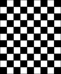 black checkered pattern