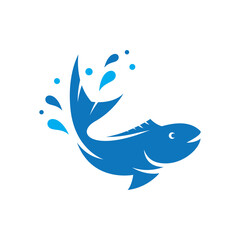 Fish logo images illustration