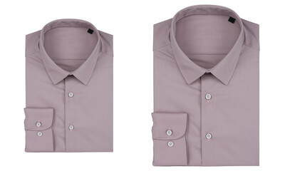 Image of a men's folded formal shirt