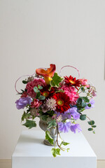 バレンタインのフラワーアレンジメン