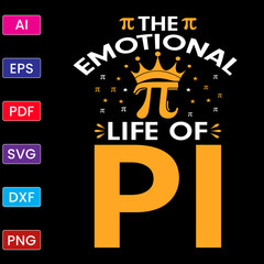 THE EMOTIONAL LIFE OF PI T SHIRT DESIGN