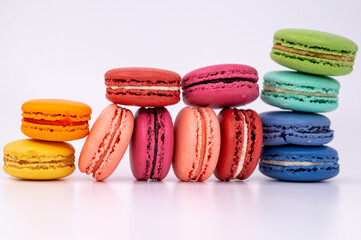 Happy rainbow of French Macarons