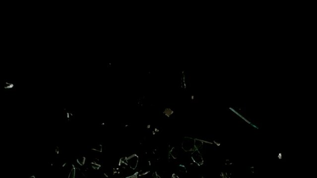 Super Slow Motion Shot of Real Glass Break