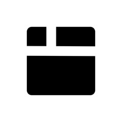 web page glyph icon