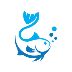 Fish logo images illustration