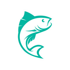Fototapeta premium Fish logo images illustration