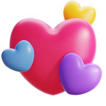 3d rendering of  love illustration. Suitable for your projects related to valentine day,  love and relationship category