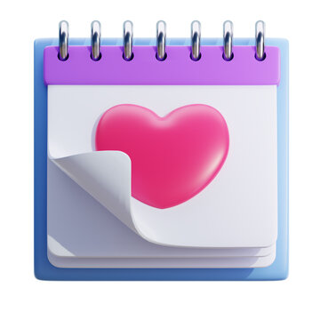 3d rendering of valentine's day illustration. Suitable for your projects related to valentine day,  love and relationship category