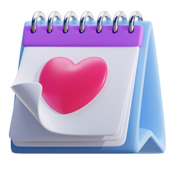 3d rendering of valentine's day illustration. Suitable for your projects related to valentine day,  love and relationship category